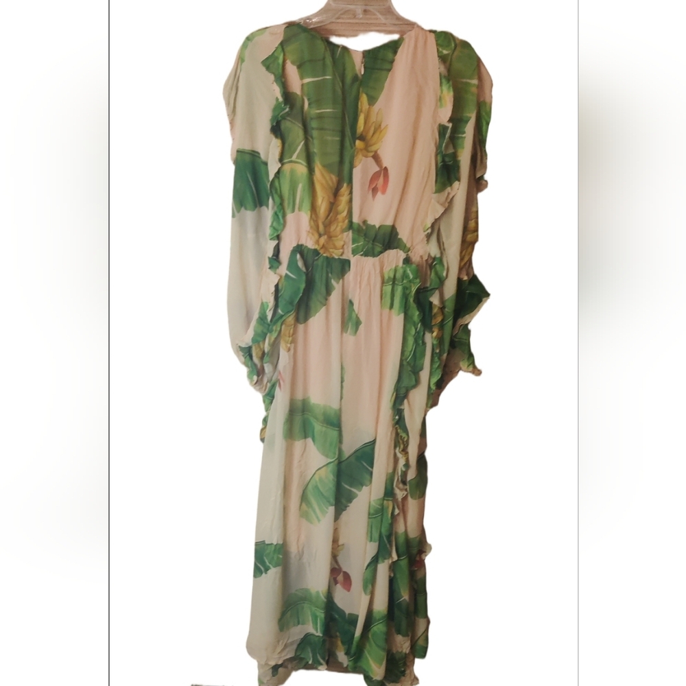 Farm Rio Fresh Bananas Maxi Dress Size Large Nwt - Picture 14 of 15